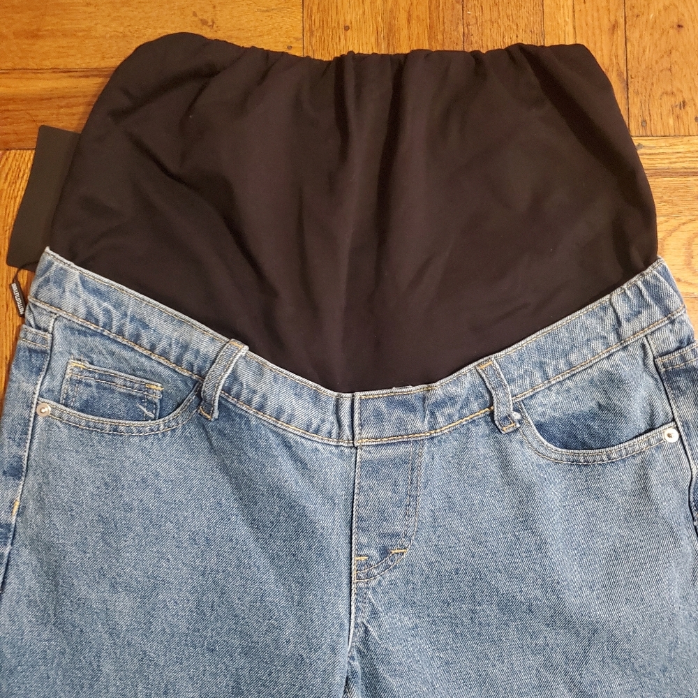 Maternity Mid Wash Split Hem Jean Size 10- NWT - Picture 4 of 6